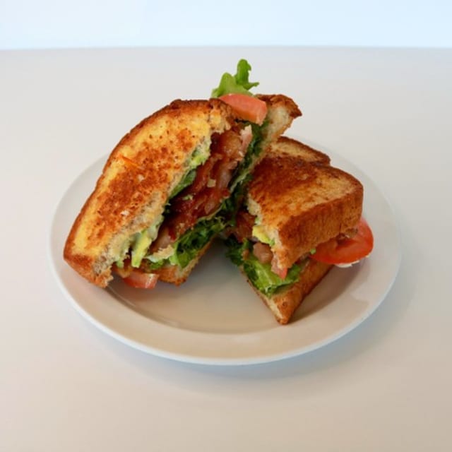 BLT and Avocado Sandwich.