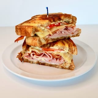 Ham, Swiss & Bacon Melt Sandwich