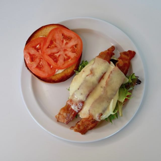 Chicken Bacon Ranch Melt Sandwich.