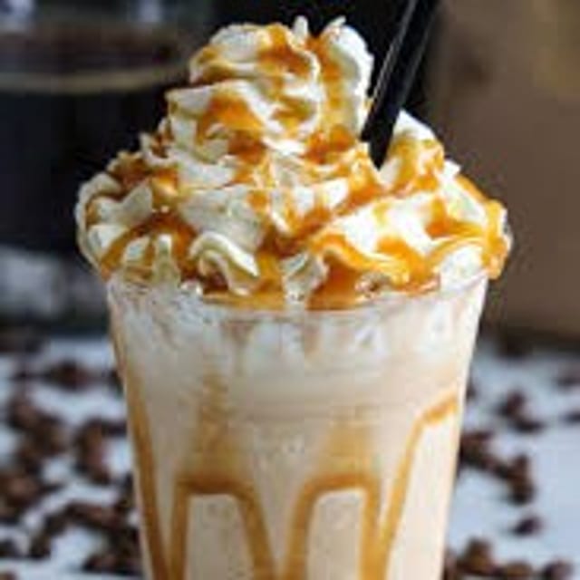 Caramel Frappe.