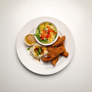 Crispy Coconut Chicken Tender Dinner